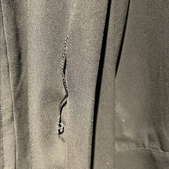 Banana Republic Black Shirt Dress Front Skirt Ruching Detail - Picture 12 of 16